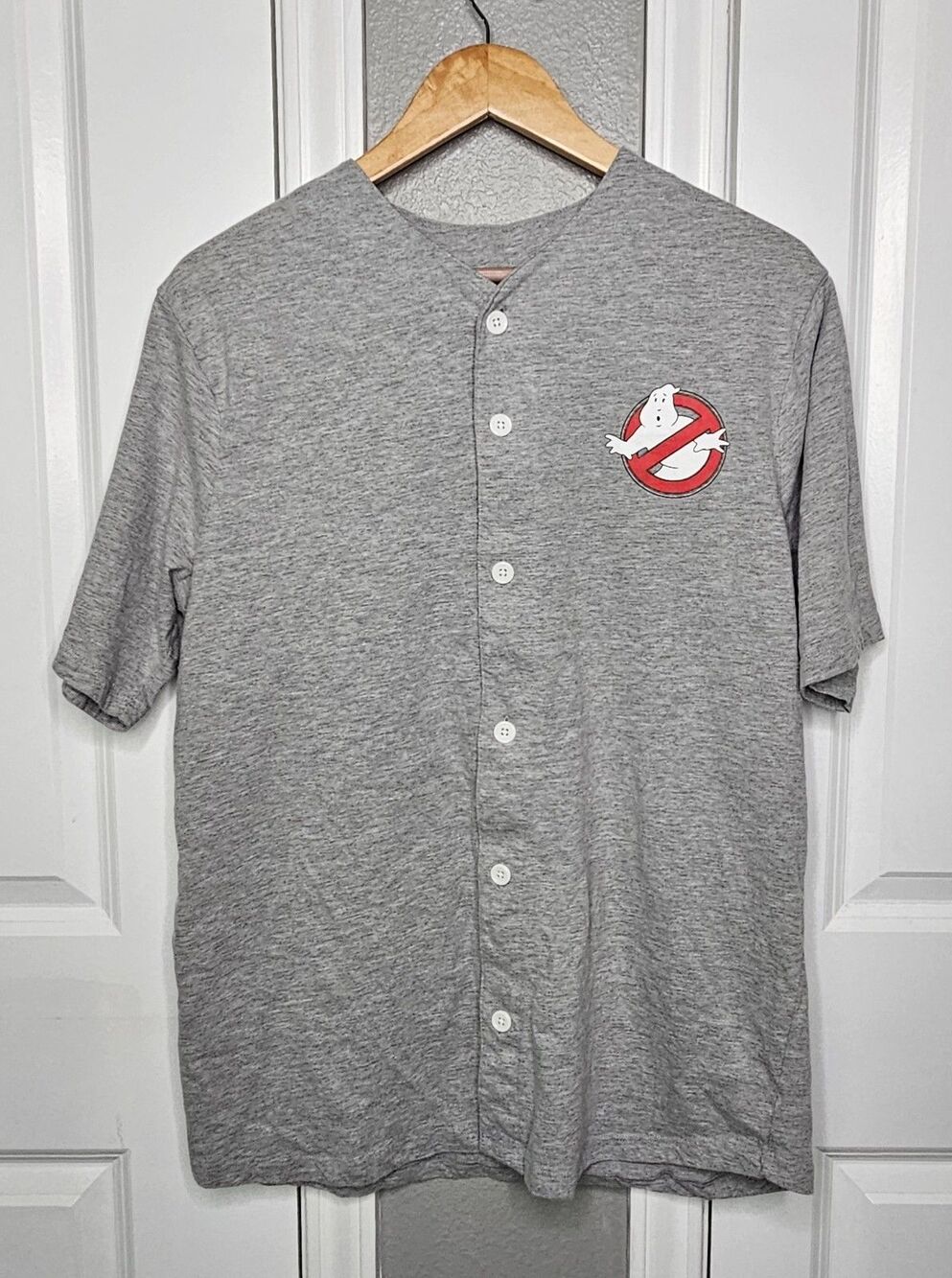 Ghostbusters M Baseball Jersey Shirt Button 84 Lootcrate T-shirt Medium Ghost